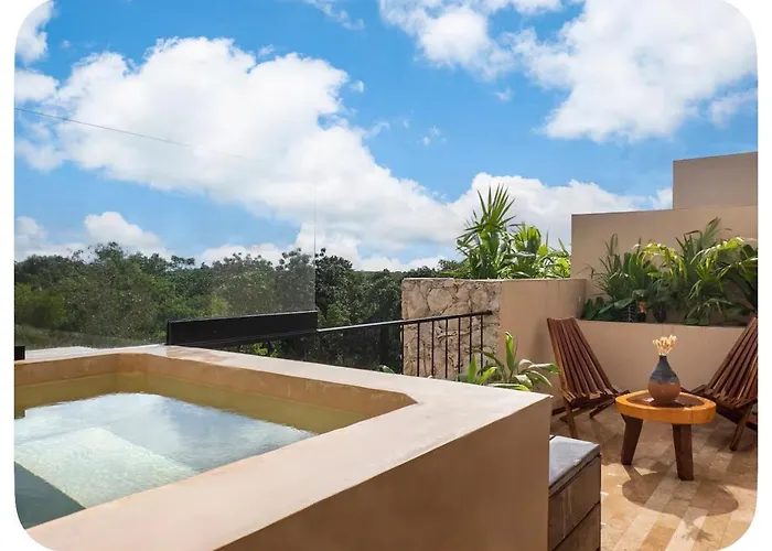 Apartment Jungle Penthouse With Private Rooftop Pool Tulum