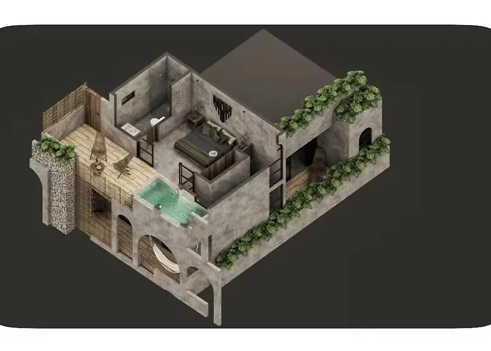 Jungle Penthouse With Private Rooftop Pool Apartment Tulum